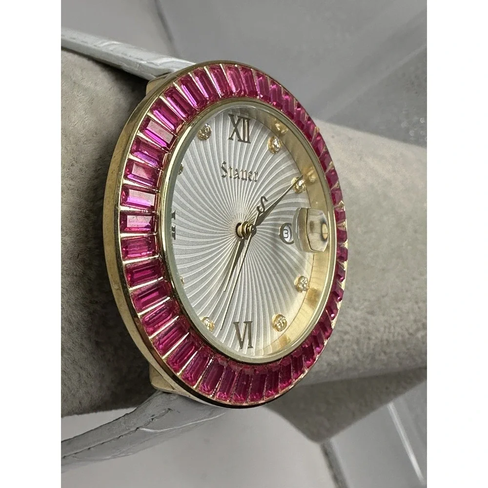 Stauer 22774‎ New Battery Ladies Watch 42MM 8